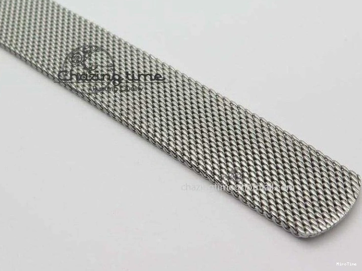 MIROTIME 1225 Portofino SCHAFFHAUSEN SS MKF 1:1 Best Edition Silver Dial Diamond On Mesh Bracelet A Lightweight 7339